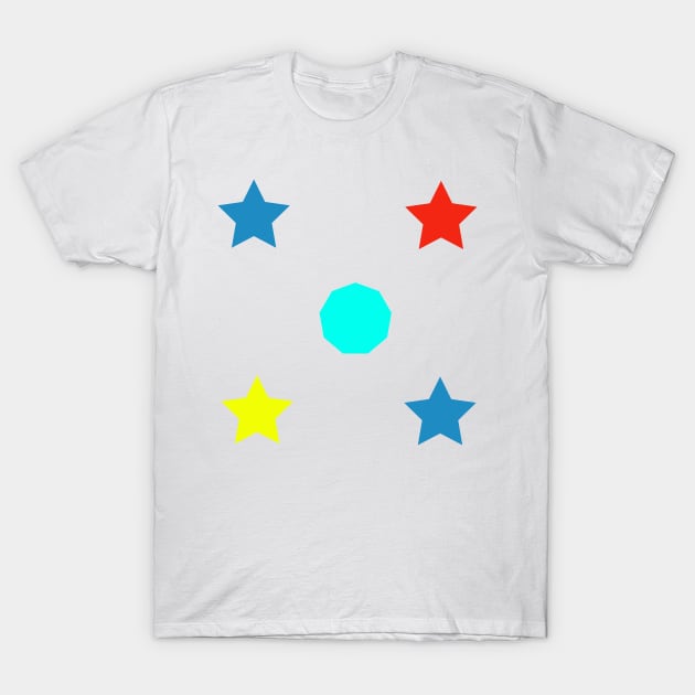 coloful stars T-Shirt by DeraTobi